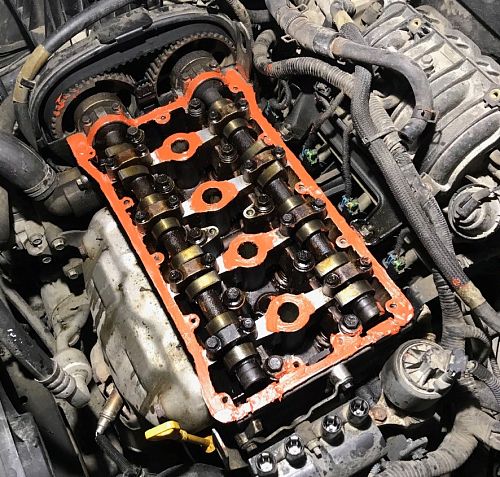 Замена прокладки клапанной крышки Chevrolet Cruze
