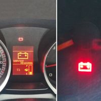 Горит значок аккумулятор Chevrolet Cruze