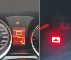 Горит значок аккумулятор Chevrolet Cruze